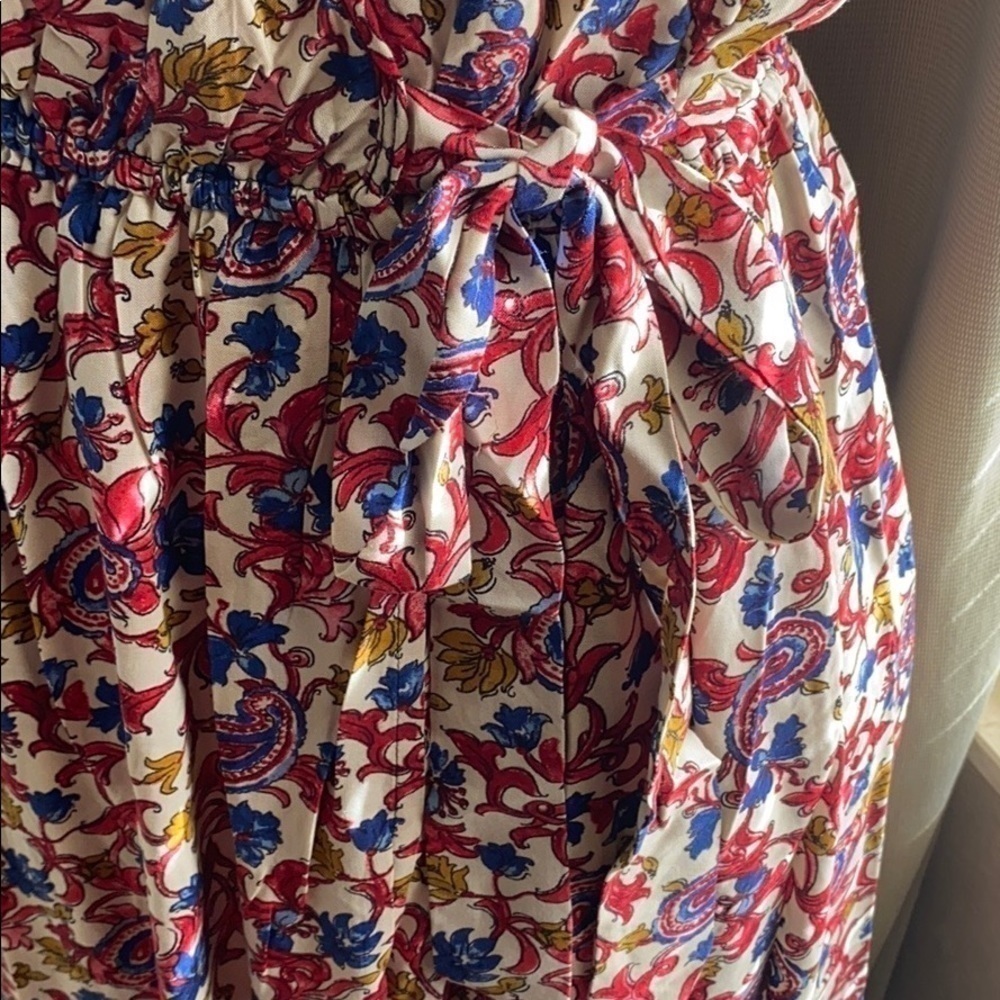 Band of Gypsies Paisley Floral Faux wrap dress - Picture 8 of 9